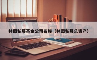 林园私募基金公司名称（林园私募总资产）