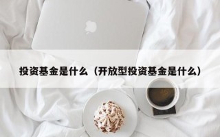 投资基金是什么（开放型投资基金是什么）