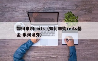 如何申购reits（如何申购reits基金 银河证券）