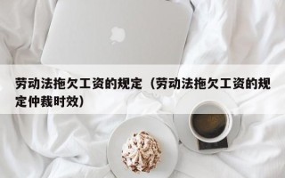 劳动法拖欠工资的规定（劳动法拖欠工资的规定仲裁时效）