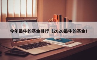 今年最牛的基金排行（2020最牛的基金）