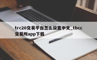 trc20交易平台怎么设置中文_tbcc交易所app下载