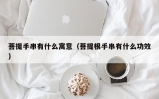 菩提手串有什么寓意（菩提根手串有什么功效）