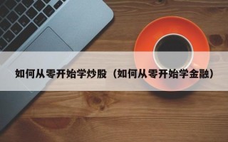 如何从零开始学炒股（如何从零开始学金融）