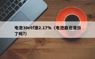 电池30etf涨2.17%（电池最近涨价了吗?）