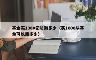 基金买1000元能赚多少（买1000块基金可以赚多少）