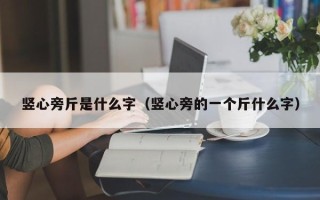 竖心旁斤是什么字（竖心旁的一个斤什么字）