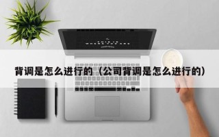 背调是怎么进行的（公司背调是怎么进行的）