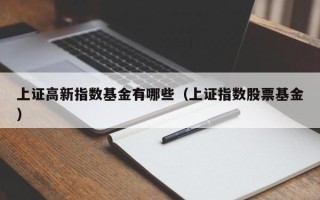 上证高新指数基金有哪些（上证指数股票基金）