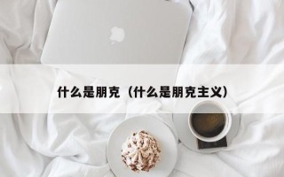 什么是朋克（什么是朋克主义）