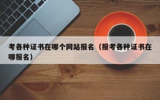 考各种证书在哪个网站报名（报考各种证书在哪报名）