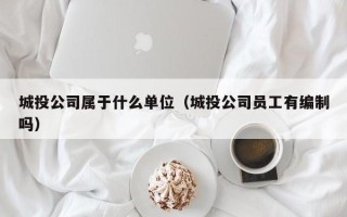 城投公司属于什么单位（城投公司员工有编制吗）