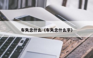 车失念什么（车失念什么字）