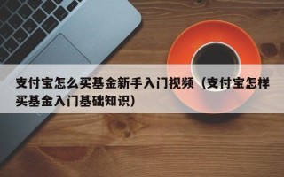 支付宝怎么买基金新手入门视频（支付宝怎样买基金入门基础知识）