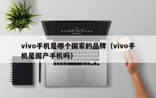 vivo手机是哪个国家的品牌（vivo手机是国产手机吗）