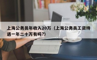 上海公务员年收入20万（上海公务员工资待遇一年二十万有吗?）