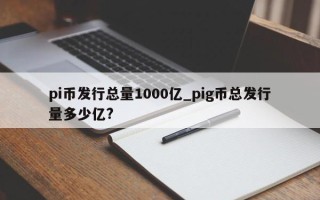 pi币发行总量1000亿_pig币总发行量多少亿?