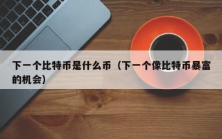 下一个比特币是什么币（下一个像比特币暴富的机会）