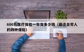 600万医疗保险一年交多少钱（最适合穷人的四种保险）