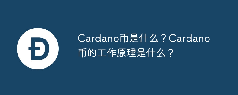 Cardano币是什么？Cardano币的工作原理是什么？-第1张图片-华展网